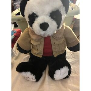 2017  Sears Roebuck & Co. Cuddly Classics Panda Dan Dee Collector Plush Bear 26"